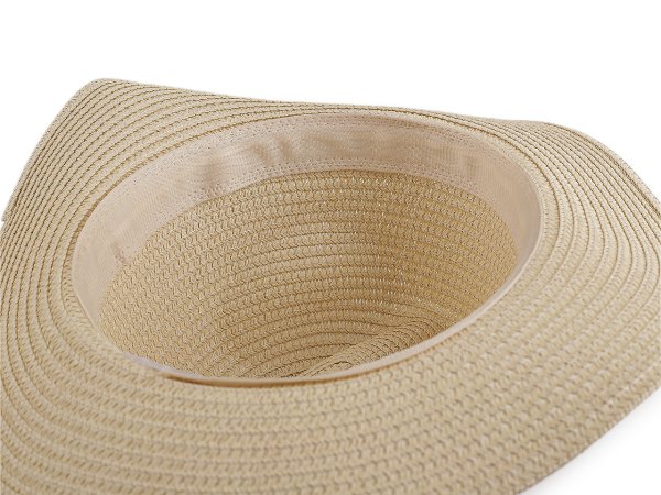 Letní klobouk / slamák unisex k dozdobení