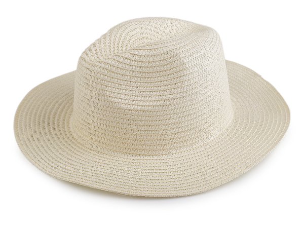 Letní klobouk / slamák unisex k dozdobení