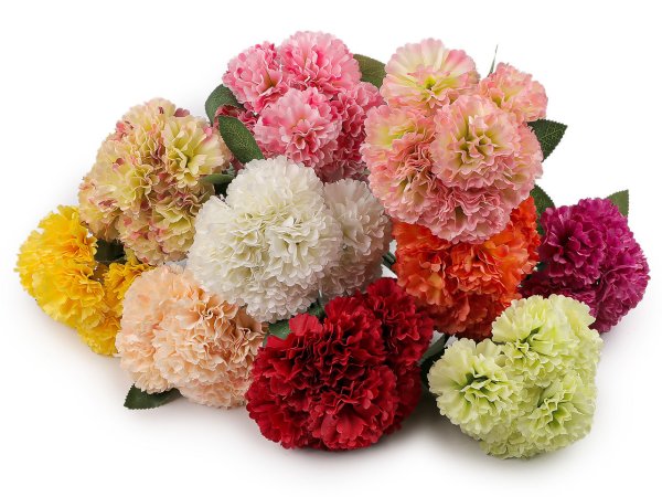 Umělá kytice karafiát