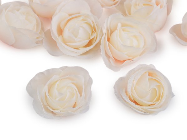 Textilní květ růže Ø3,5 cm