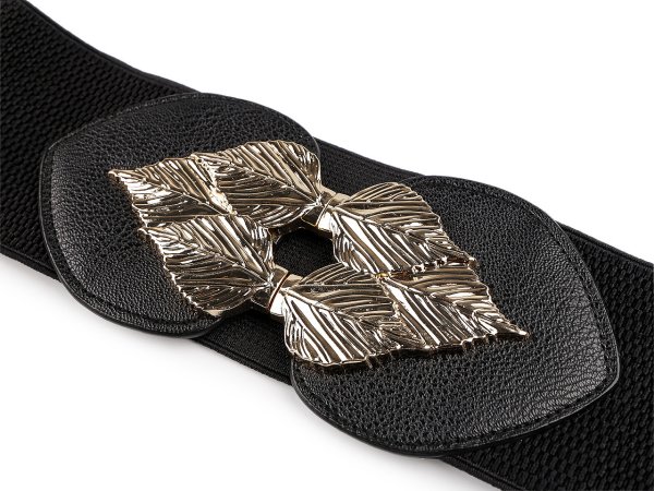 Dámský pásek pružný kovová spona