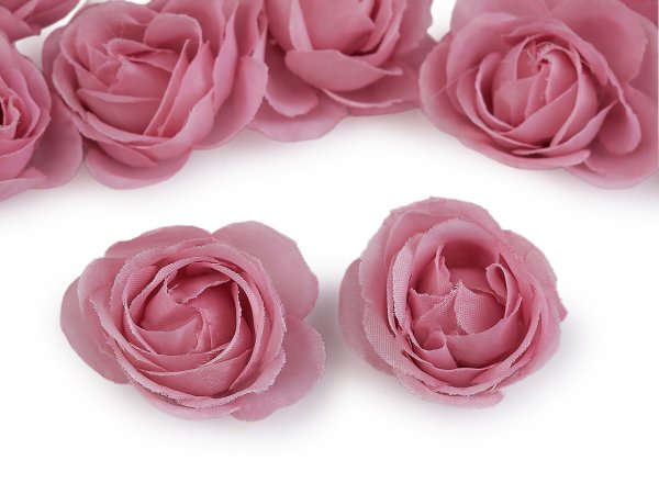 Textilní květ růže Ø3,5 cm