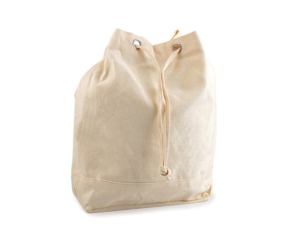 Bavlněný batoh stahovací k domalování 38x38 cm