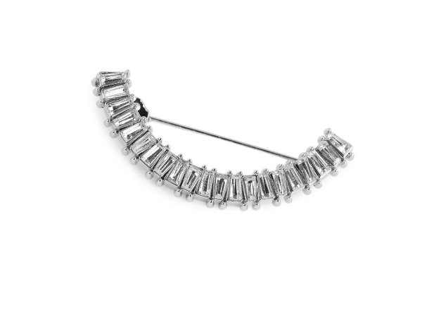 Brož s broušenými kamínky do výstřihu