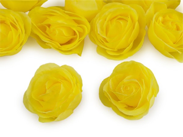 Textilní květ růže Ø3,5 cm