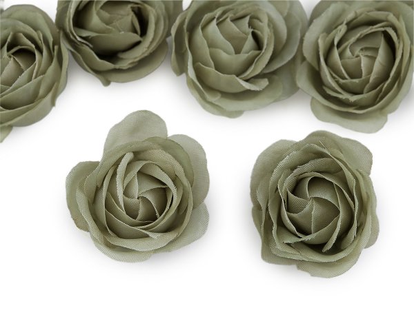Textilní květ růže Ø3,5 cm