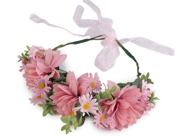 Květinový věneček do vlasů