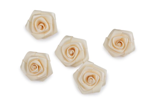 Saténová růže Ø35 mm