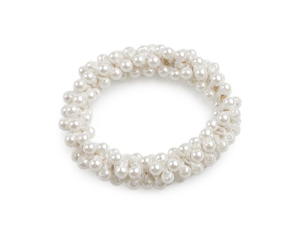 Perlová gumička do vlasů