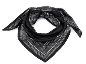 Saténový šátek trojúhelníkový 65x135 cm