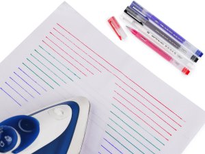 Krejčovské pero mizící teplem