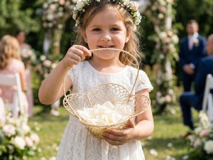 Svatební košíček pro družičky