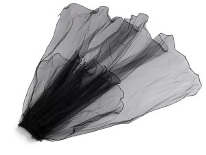 Závoj s hřebenem - na párty / rozlučku se svobodou