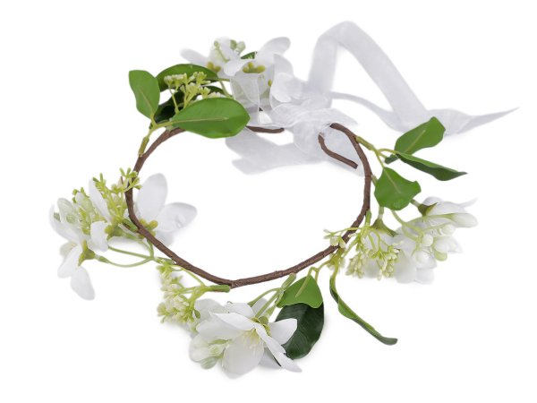 Květinový věneček do vlasů