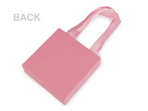 Krabička na šperky s průhledem srdce a uchem 10x10 cm