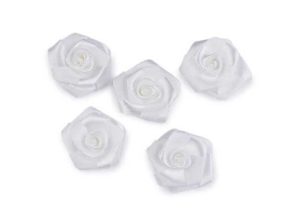 Saténová růže Ø35 mm