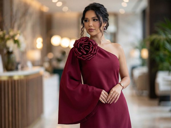 Brož saténová růže Ø17 cm