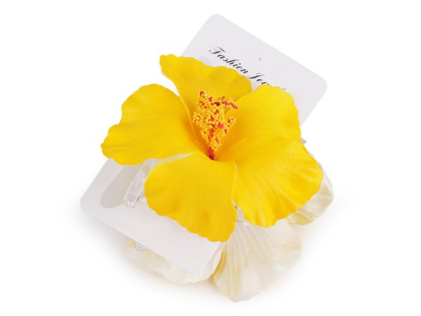 Skřipec do vlasů květy ibišku