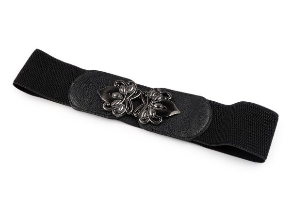 Dámský pásek pružný kovová spona