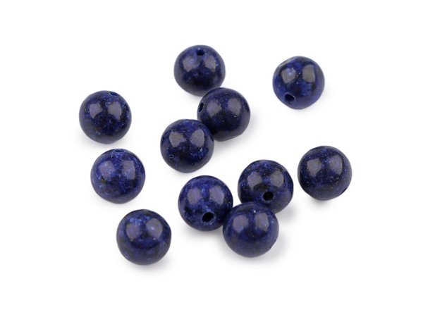 Lapis lazuli, minerální korálky Ø8 mm
