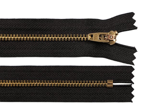 Kovový zip YKK No 4 délka 20 cm (jeansový)