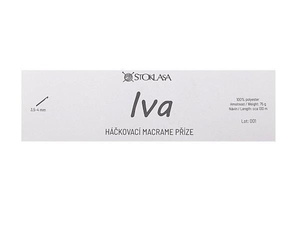 Háčkovací příze macrame Iva na tašky 75 g