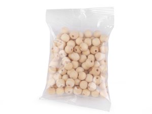 Dřevěné korálky nelakované Ø10 mm