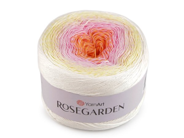 Bavlněná pletací příze Rosegarden 250 g