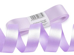Atlasová stuha oboulící svazky po 5 m šíře 24 mm