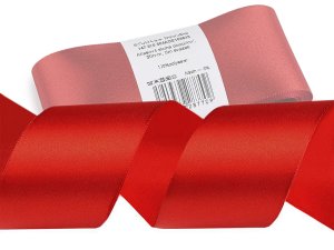 Atlasová stuha oboulící svazky po 5 m šíře 50 mm