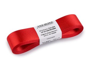 Atlasová stuha oboulící svazky po 5 m šíře 24 mm