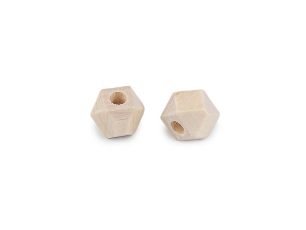 Dřevěné korálky nelakované 8x8 mm