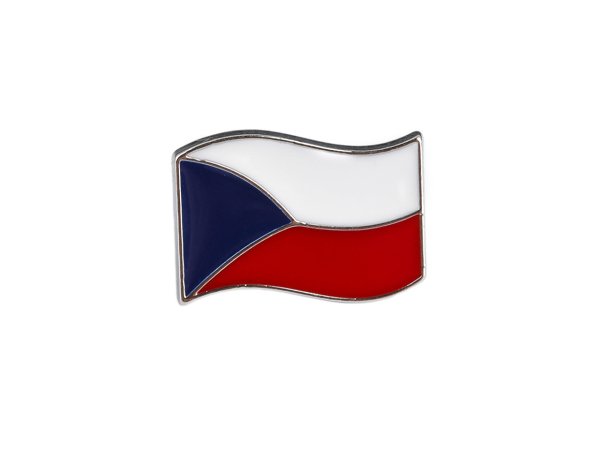 Brož / odznak mini vlajka Česká republika