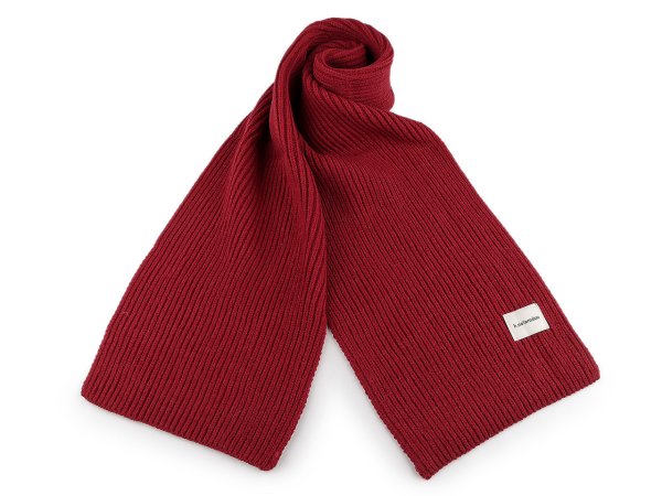 Zimní šála pletená unisex