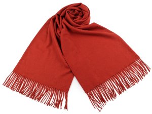 Šátek / šála typu pashmina s třásněmi 70x185 cm