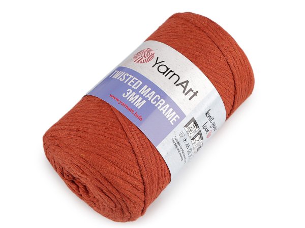 Pletací příze Twisted Macrame 250 g rozčesávací