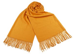 Šátek / šála typu pashmina s třásněmi 70x185 cm