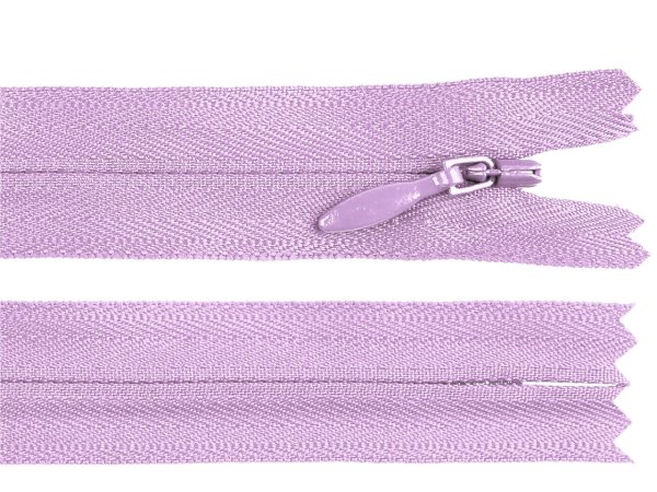 Spirálový zip skrytý YKK No 4 délka 50 cm