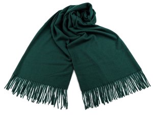 Šátek / šála typu pashmina s třásněmi 70x185 cm