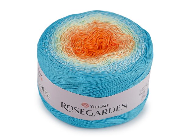 Bavlněná pletací příze Rosegarden 250 g