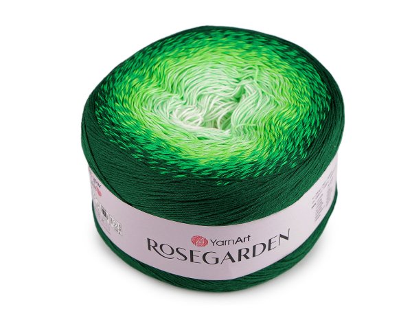 Bavlněná pletací příze Rosegarden 250 g