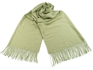 Šátek / šála typu pashmina s třásněmi 70x185 cm