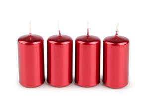 Adventní svíčky válec Ø4 cm