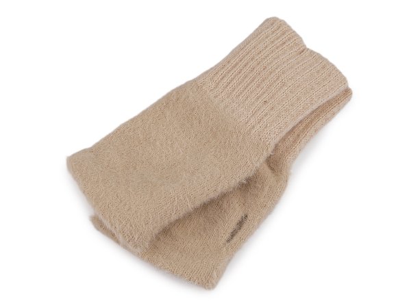 Dámské / dívčí pletené rukavice bezprsté