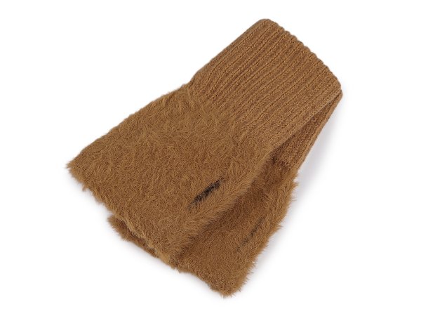 Dámské / dívčí pletené rukavice bezprsté