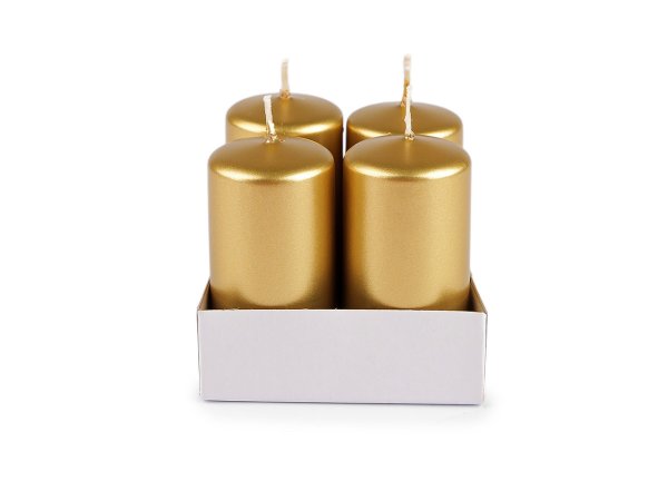 Adventní svíčky válec Ø4 cm