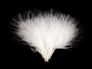 Peří marabu délka 7-14 cm