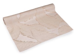 Běhoun satén lux 3D listy šíře 48 cm