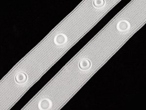 Zapínání na body / poutko na jedné stuze, šíře 15 mm