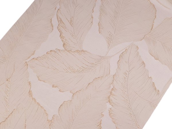 Běhoun satén lux 3D listy šíře 48 cm